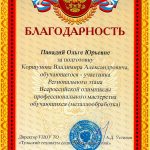 Панадий Ольга Юрьевна