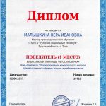 Малышкина Вера Ивановна Малышкина Вера Ивановна