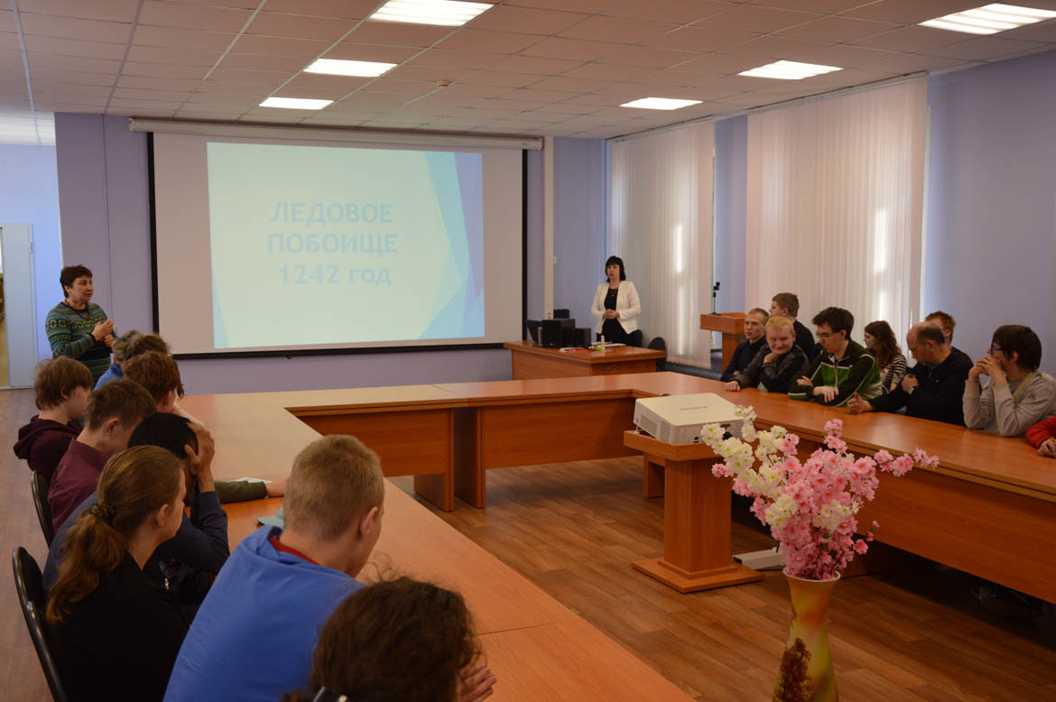 Литературное мероприятие, посвященное 776 –ой годовщине Ледового побоища