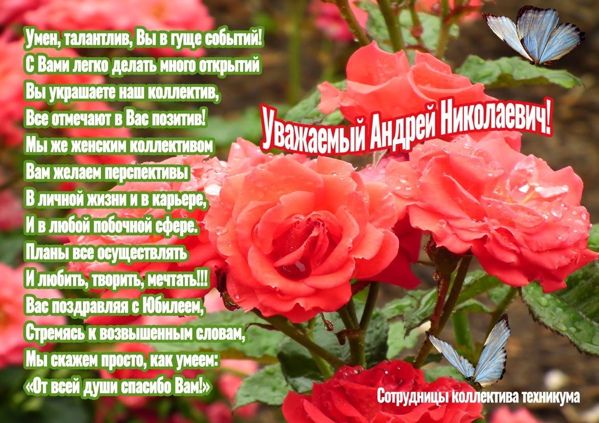 Уважаемый Андрей Николаевич с днем рождения!