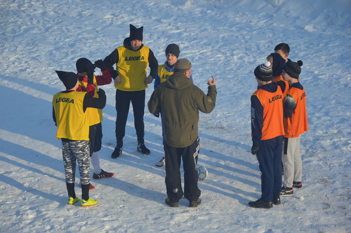 Турнир по мини-футболу на снегу