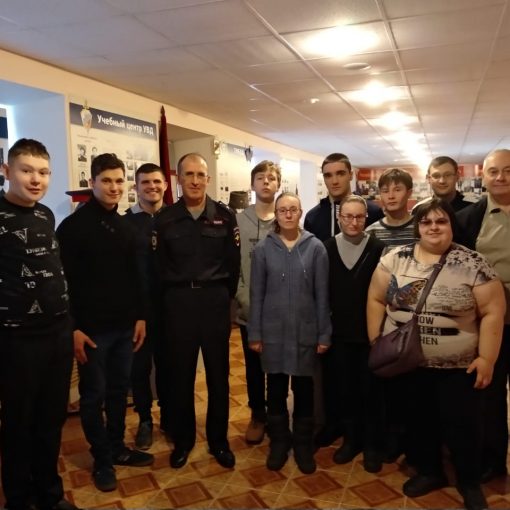 Музейное занятие, проводимое Центром профессиональной подготовки УМВД России по Тульской области