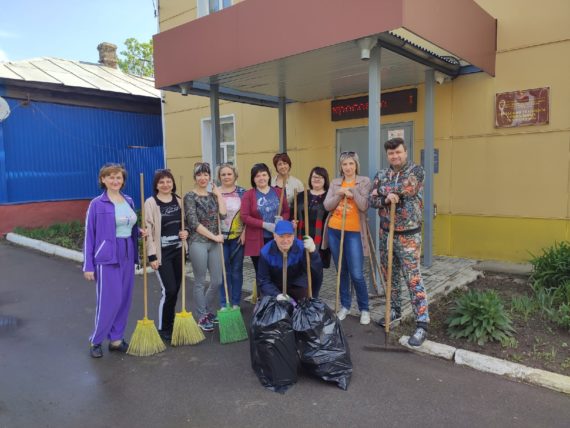 Участие в Общеобластном субботнике