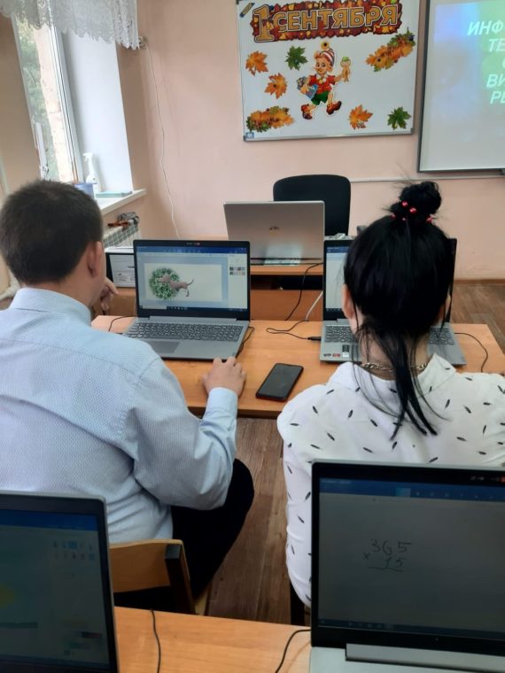 Первое занятие мобильного технопарка