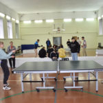 Первенстве техникума по настольному теннису