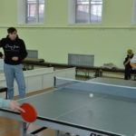 Первенстве техникума по настольному теннису