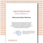 Малышкина Вера Ивановна Малышкина Вера Ивановна