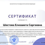 Шестова Елизавета Сергеевна Шестова Елизавета Сергеевна
