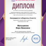 Малышкина Вера Ивановна Малышкина Вера Ивановна