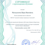 Малышкина Вера Ивановна Малышкина Вера Ивановна