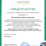 Малышкина Вера Ивановна Малышкина Вера Ивановна