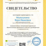 Малышкина Вера Ивановна Малышкина Вера Ивановна