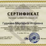 Гудукина Маргарита Игоревна Гудукина Маргарита Игоревна