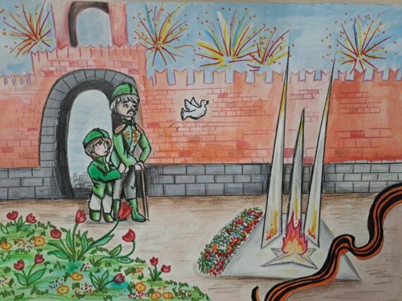 Дети рисуют Победу