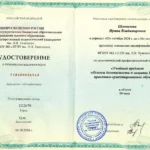 Шатилова Ирина Владимировна